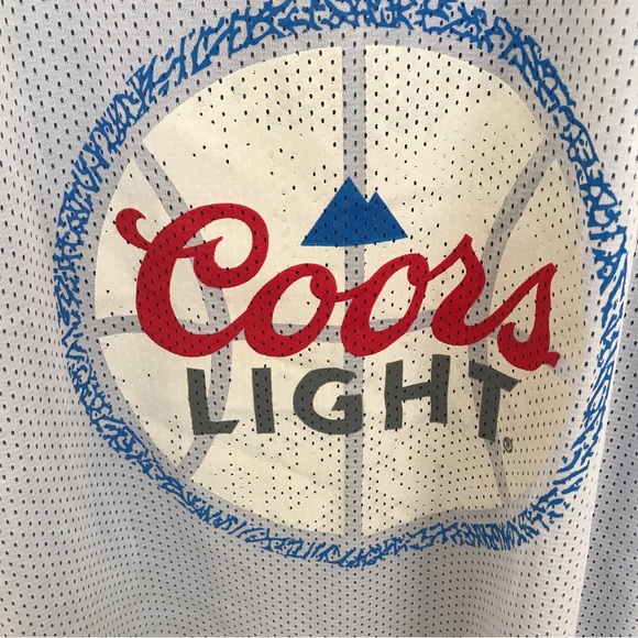 Coors light mens mesh jersey tank top - Picture 4 of 10